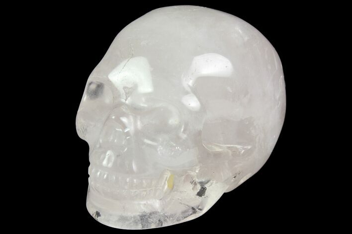 Realistic, Brazilian Rose Quartz Crystal Skull #116465